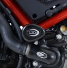 R&G CP0390BL Aero padací chrániče Ducati Multistrada 1200 černé